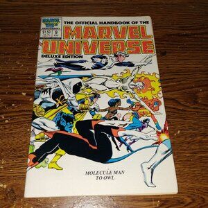 Official Handbook of Marvel Universe Deluxe #9 Molecule Man to Owl